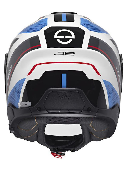 Schuberth J2 Sigma Blue Κράνος Μηχανής Jet ECE 22.06 1660gr με Sunvisor