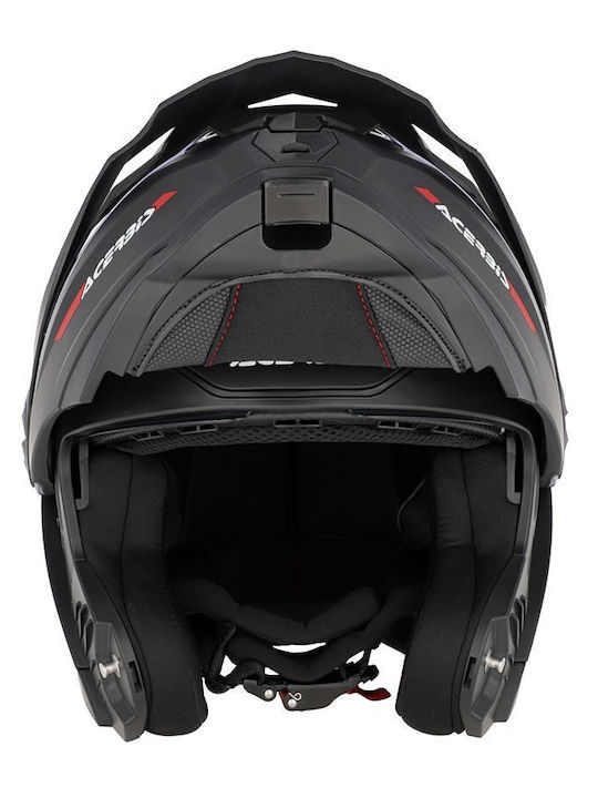 Acerbis Rider Black 2 Cască Moto Flip-Up ECE 22.06 1700gr