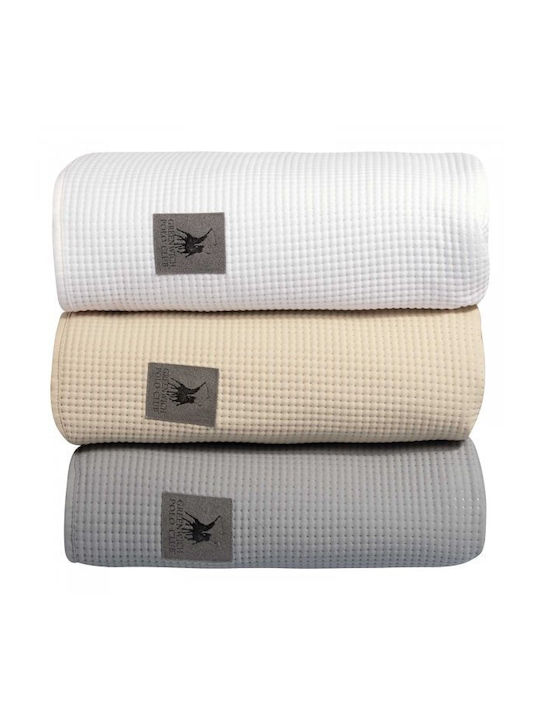 Greenwich Polo Club 3495 Coverlet Single Microfiber Beige 160x240cm