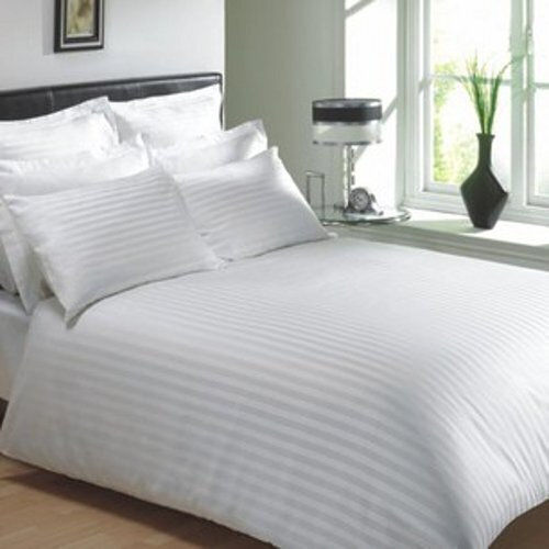 Hotel-style Bedding Set Polycotton Damask 4 Pieces Double Bed