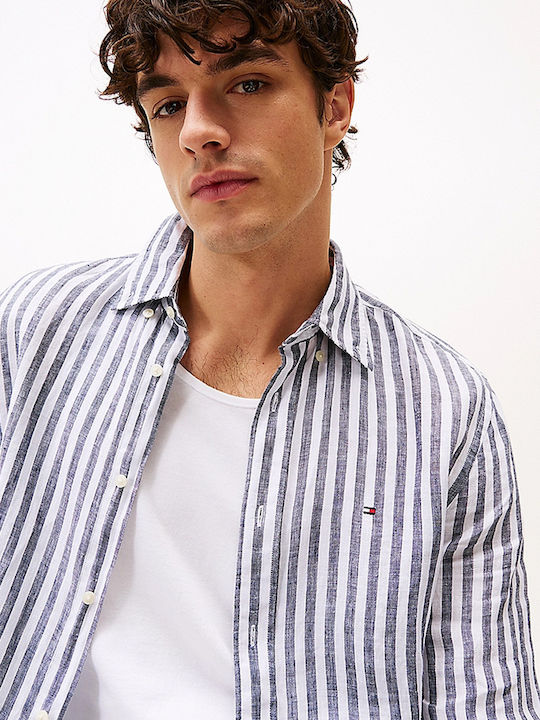 Tommy Hilfiger Λινό Πουκάμισο Regular Fit Πολύχρωμο Tommy Hilfiger Λινό Πουκάμισο Regular Fit Πολύχρωμο
