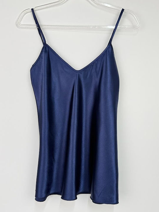 Cootaiya Set Pijamale pentru Femei Dark Blue Scurt