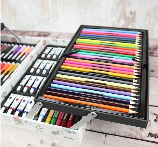 Painting Set in Case 34.5x23.5cm 145pcs
