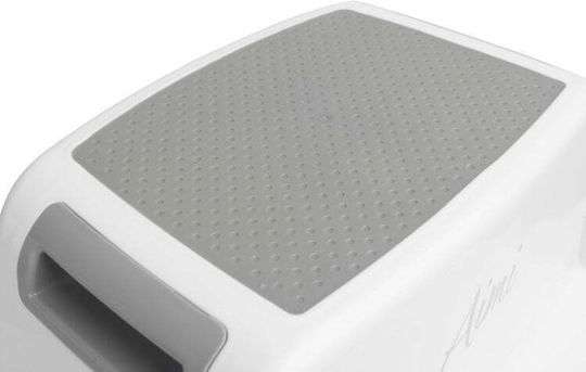 Aimi Gray Bathroom Step Stool Sensillo