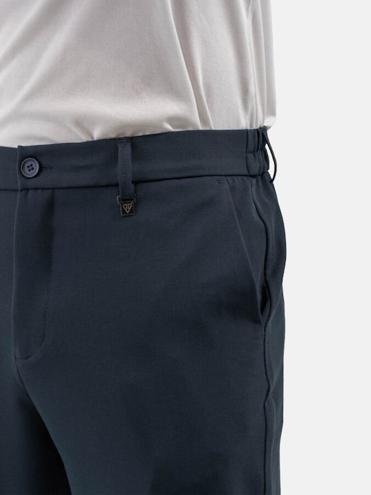 Hose in Lockere Passform blue