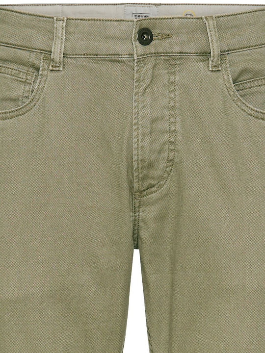 Men's Trousers Elastic Regular Fit Khaki