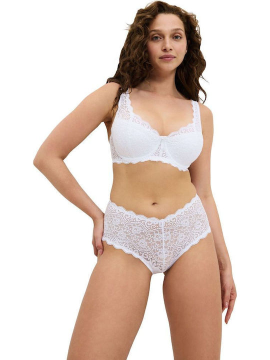 Amourette Whp White Minimizer Bra