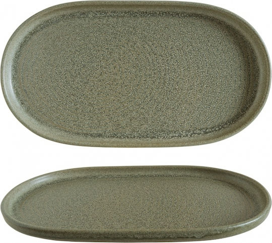 Bonna Farfurie joasă Oval din Porțelan Verde 6buc Bonna Farfurie joasă Oval din Porțelan Verde 6buc