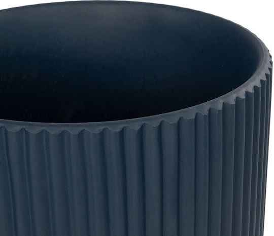 GloboStar Pot Ceramic Blue 17x17x17cm.