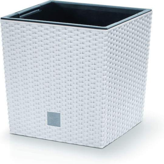 Prosperplast Rato Low Ghiveci Plastic 20x20x20.2cm.