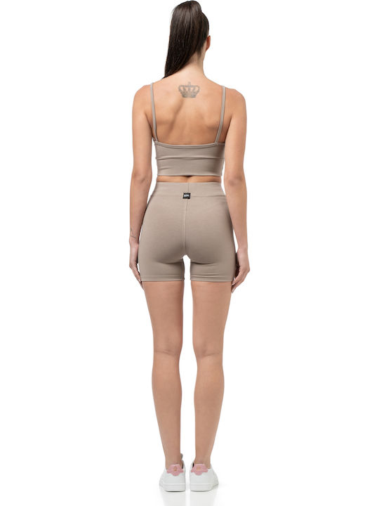 Frauen Sport-BHs Sport-BH Beige