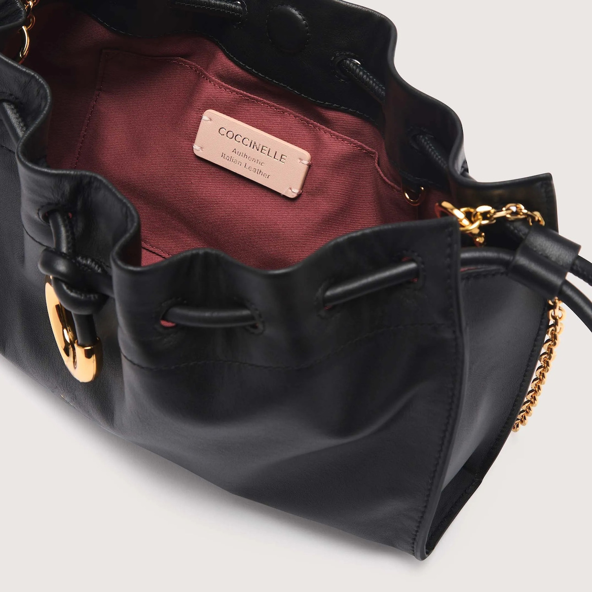 Coccinelle Leather Women's Bag Shoulder Black E1SCA190101