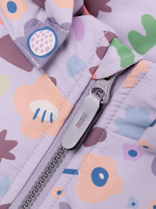 Kinder Freizeitjacke mit Kapuze Purple