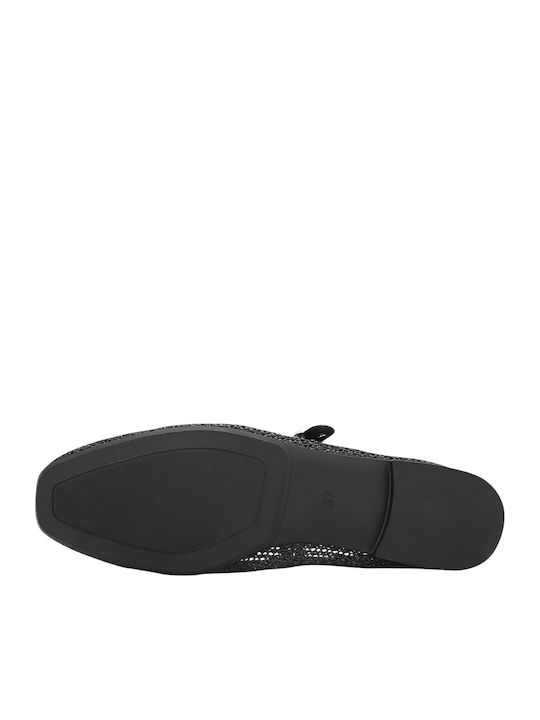 Fabric Ballerinas Black