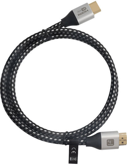 Techly Cable HDMI male - HDMI male 2m Μαύρο