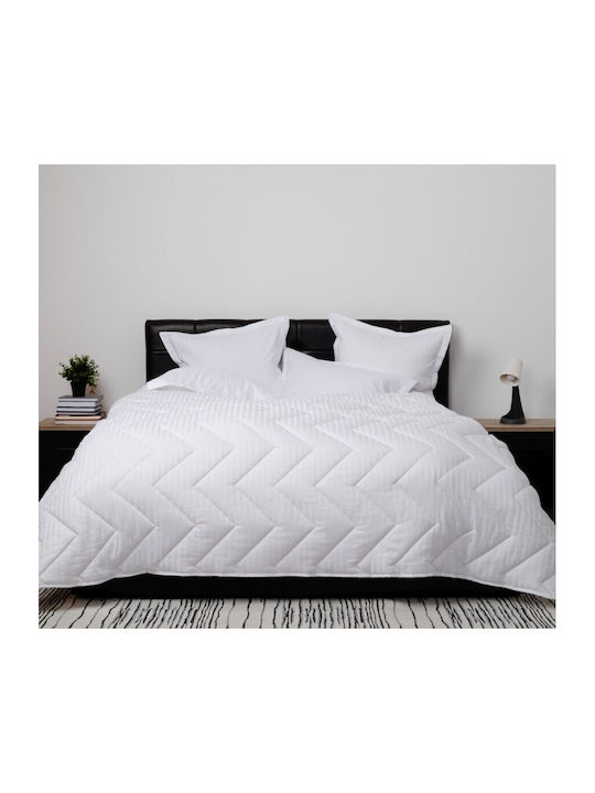 Pucioasa Husă de pătură De Lână Dublu 200x215cm Alb 600 g/mp²Gsm