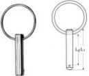 Spannschloss Kugelring Inox A4 M8374 8mm 25mm 17mm