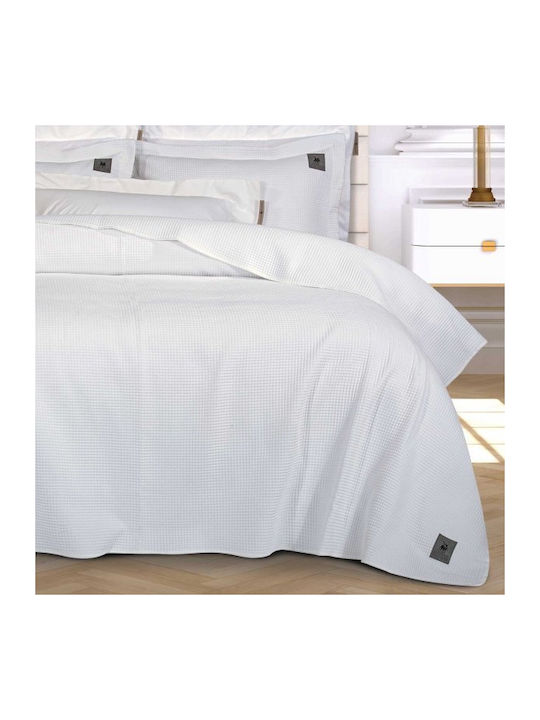 Greenwich Polo Club 3494 Cuvertură Extra-dublu Microfibra Alb 240x250cm