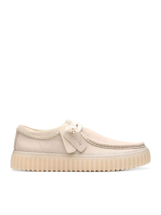 Men's Leather Moccasins Beige