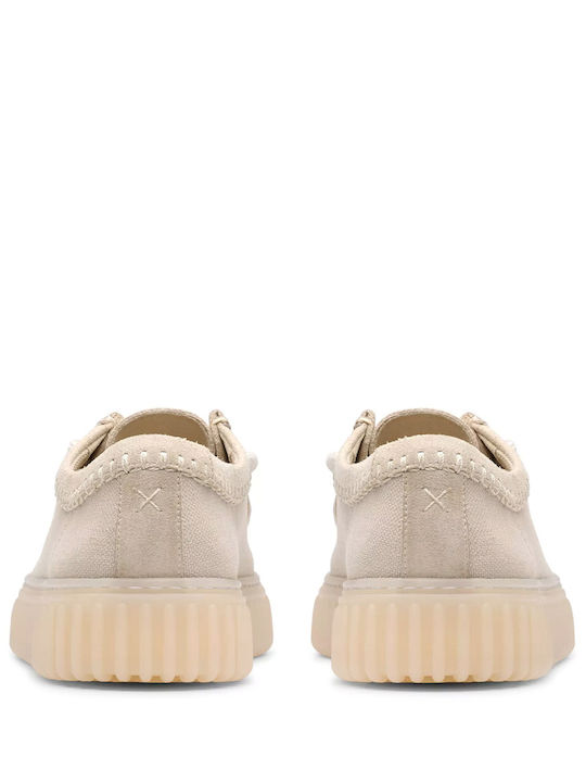 Men's Leather Moccasins Beige