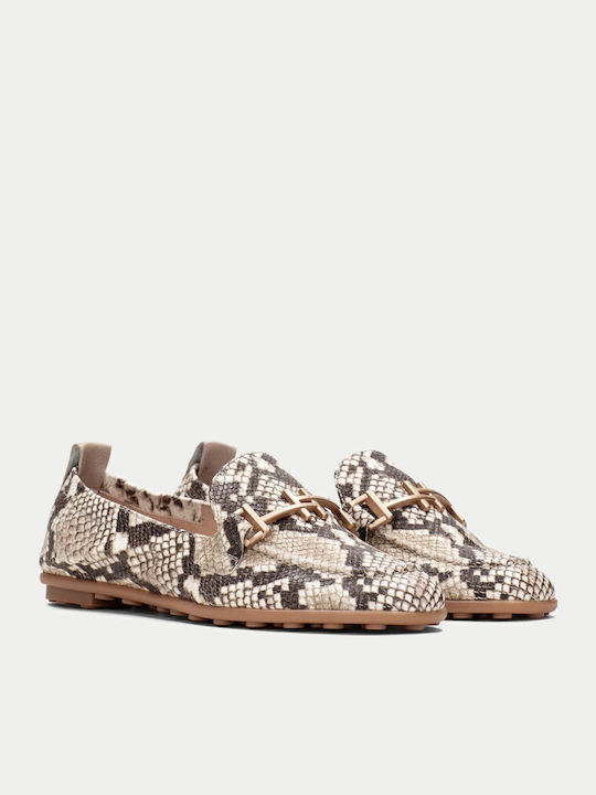 Γυναικεία Loafers σε Καφέ Χρώμα