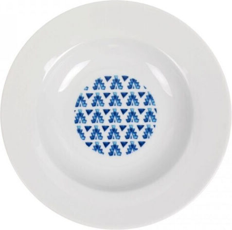 Soler Hispania Blue Porcelain Dinnerware Set 18pcs