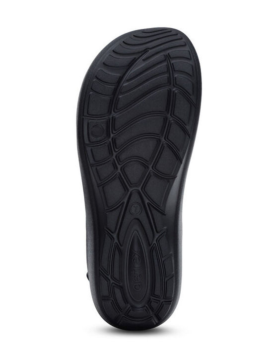Women's Flat Sandals Anatomic in Black Color
