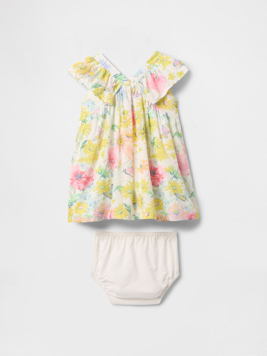Rochie Fete Floral Set Cu Chilot Multicolor Floral