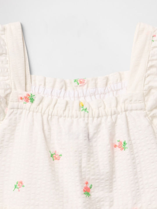 Kinderkleid Kurzärmelig Off-White