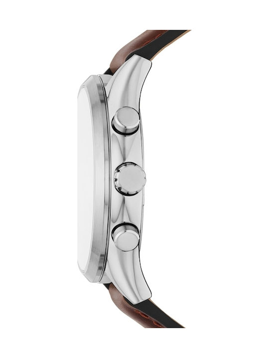 Fossil Ceas barbati 44mm Baterie cu Brățară din Metal maro