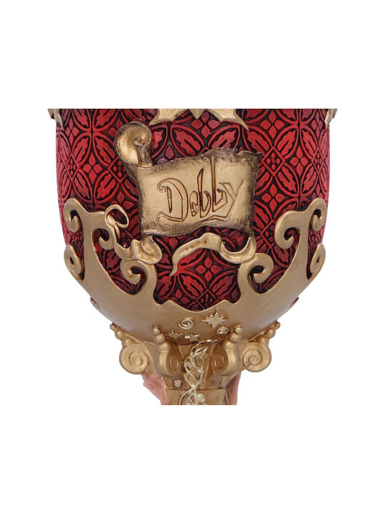 Nemesis Now Glass for White and Red Wine made of Stainless Steel in Red Color Goblet