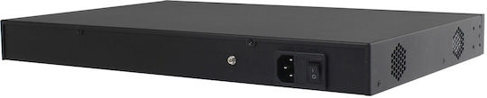 Allnet Managed L2 PoE+ Switch with 24 Gigabit (1Gbps) Ethernet Ports and 4 SFP Ports
