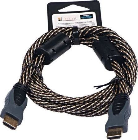 Libox HDMI-Kabel Male - HDMI Male 1,8m Schwarz