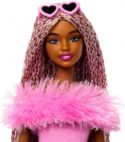 Barbie Deluxe Style Pink Braids and Dark Skin Doll Fashionistas for 3+ Years
