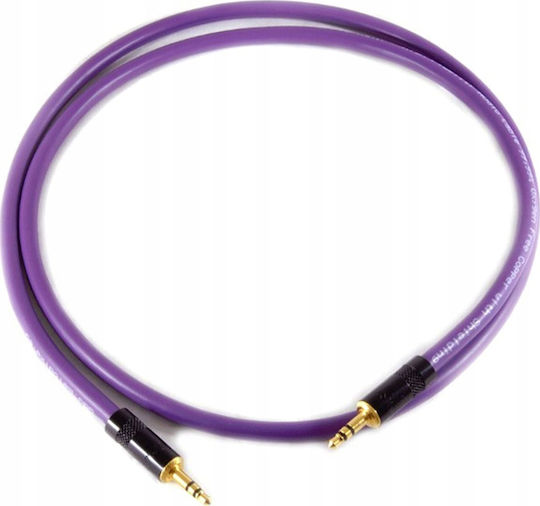 Melodika 3.5mm Jack Cable - 3.5mm Male - Purple 8m
