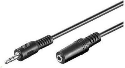 PremiumCord PremiumCord 3.5mm Jack Cable 5m 3.5mm Male to 3.5mm Female Black