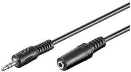 PremiumCord Audio Cable 3.5mm Male to 3.5mm Female Black 10m