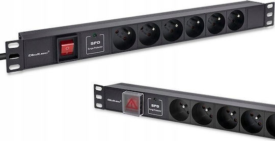 Qoltec Aluminum Pdu 19'' Rack 1u 16a 6xfrench 1.8m Translation Qoltec Aluminum Pdu 19'' Rack 1u 16a 6xfrench 1.8m