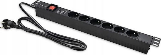 Qoltec Aluminum Pdu 19'' Rack 1u 16a 6xfrench 1.8m Translation Qoltec Aluminum Pdu 19'' Rack 1u 16a 6xfrench 1.8m