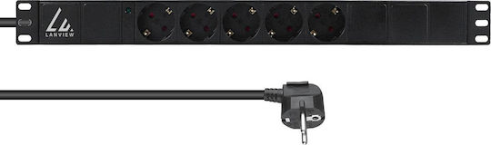 Lanview Πολύπριζο Rack LVR-3MSCH-LIC-SCH5 1τμχ