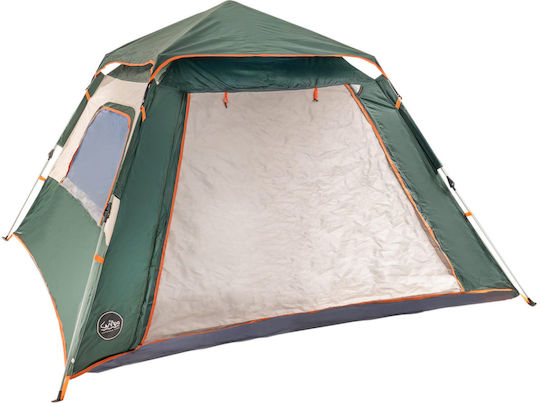 Campo Rover 4 Αυτόματη Καλοκαιρινή Σκηνή Camping Πράσινη για 4 Άτομα ...