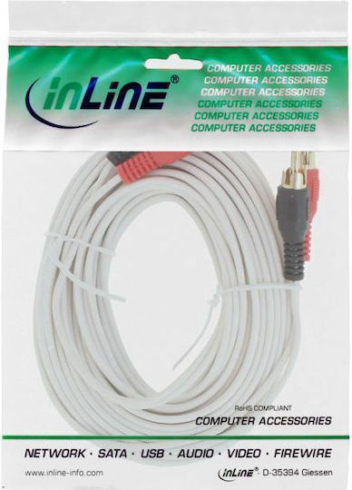 Intos Electronic 10m 2x RCA male Cable (89933Y)