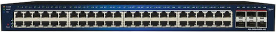 Allnet Verwaltet L2 Switch mit 48 Ports Gigabit (1Gbps) Ethernet und 6 SFP Ports