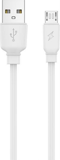 Jellico 1m Regular USB 2.0 to micro USB Cable White