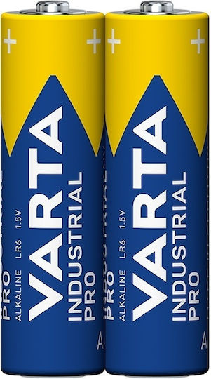 Varta 40 Pack Alkaline Batteries AA Industrial Pro 1.5V