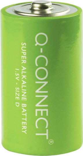 Q-Connect Alkaline Batterien D 1.5V 2Stück