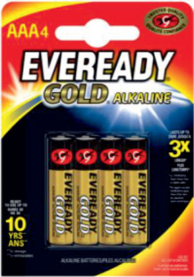 Eveready Gold Αλκαλικές Μπαταρίες AAA 1.5V 4τμχ