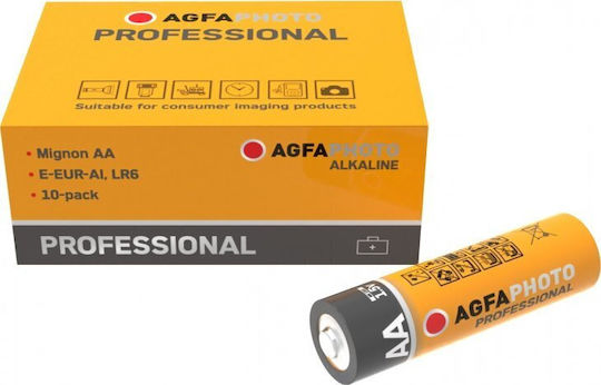 AgfaPhoto Alkaline Batteries AA 1.5V 10pcs