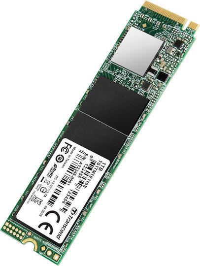 Transcend MTE110S SSD 2TB M.2 Type with PCI Express 3.0 Connection