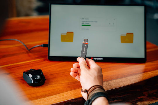 Verbatim 512GB USB 2.0 Stick with connection USB-A & USB-C Silver